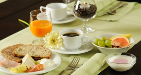 breakfast and coffee